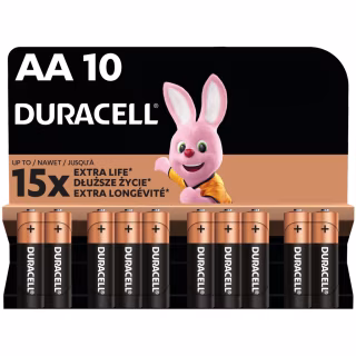 Батарейка Duracell AA лужні 10 шт. в упаковці (5002508/5006461)