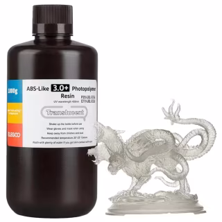 Фотополимерная смола ELEGOO Resin, ABS-like 3.0 plus 1кг, semitransparent (50.103.0212)