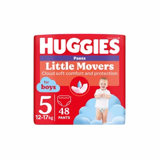 Подгузники Huggies Little Movers/Pants 5 (12-17 кг) для мальчиков 48 шт (5029053547619)