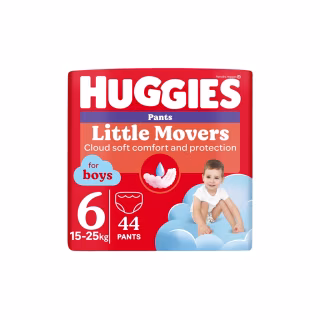 Подгузники Huggies Little Movers/Pants 6 Mega 15-25 кг для мальчиков 44 шт (5029053547657)