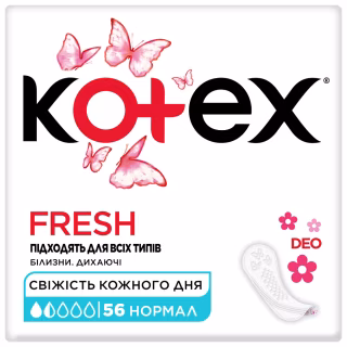 Ежедневные прокладки Kotex Normal Deo 56 шт. (5029053548234/5029053548098)