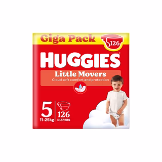 Подгузники Huggies Little Movers 5 (11-25 кг) M-pack, 126 шт (5029053583419)