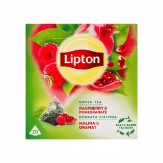 Чай Lipton зелений "Raspberry&pomegran" 20 пакетиків (5063270108413)