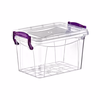 Харчовий контейнер Irak Plastik Hide прямокутний 1 л прозорий (5211)