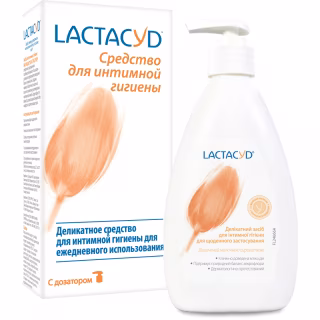 Гель для интимной гигиены Lactacyd с дозатором 400 мл (5391520943232)