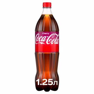 Напій Coca-Cola Cherry Безалкогольний сильногазований Зі смаком вишні 1.25 л (5449000109255)