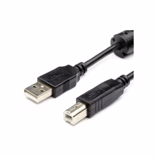 Кабель для принтера USB 2.0 AM/BM 1.5m ferite Atcom (5474)