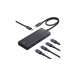 Концентратор Ugreen USB-C to 4xUSB-C 3.2 Gen2 10Gbps + PD CM806 black (55334)