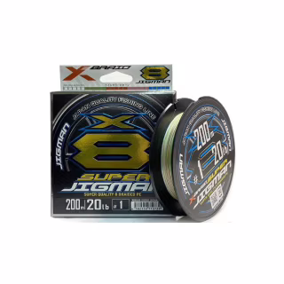 Шнур YGK X-Braid Super Jigman X8 200m 0.8/0.148mm 16lb/7.2kg (5545.03.99)