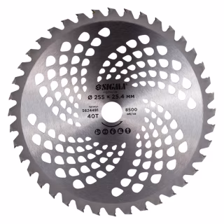 Нож для триммера Sigma с твердосплавными напайками 255x25.4мм 40Т (5624491)