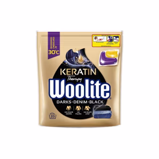 Капсули для прання Woolite Для чорних та джинсових тканин З кератином 33 шт. (5900627094145)