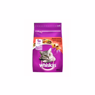 Сухий корм для кішок Whiskas з яловичиною 300 г (5900951356902)