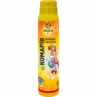 Аэрозоль от насекомых Vaco Paw Patrol От комаров, клещей и мошек для детей от 2 лет 100 мл (5901821953658)