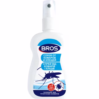 Спрей от насекомых Bros от комаров и клещей 50 мл (5904517061248)
