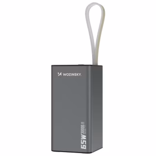 Батарея універсальна Wozinsky 30000mAh, K65+ 65W 30000mAh 2*USB-C, USB-A (5907769364457)