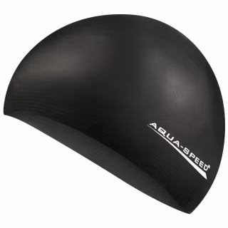 Шапка для плавання Aqua Speed Soft Latex 122-07 5729 чорний Уні OSFM (5908217657299)