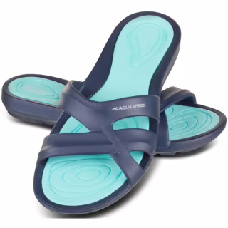 Шльопанці Aqua Speed Panama 513-10 темно-синій, бірюзовий 37 (5908217666024)