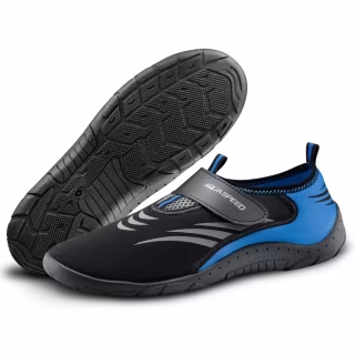 Аквашузи Aqua Speed Aqua Shoe Model 642-27B чорний, сірий, синій 39 (5908217676115)