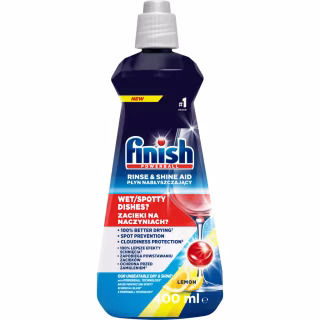 Ополіскувач для посудомийних машин Finish Rinse 0% 400 мл (5908252000357/5900627065718)