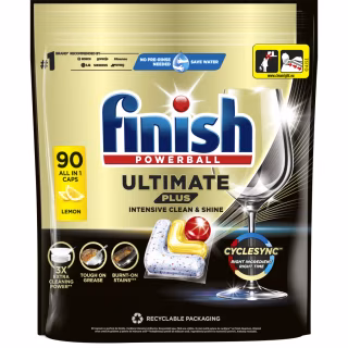 Таблетки для посудомоечных машин Finish Ultimate Plus All in 1 Lemon 90 шт. (5908252011025)