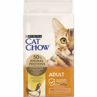 Сухой корм для кошек Purina Cat Chow Adult с курицей 15 кг (5997204514127)