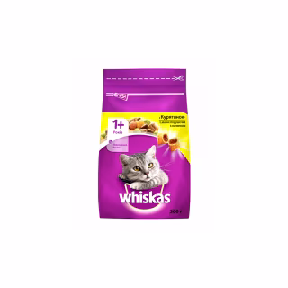 Сухой корм для кошек Whiskas с курицей 300 г (5998749144039/5900951014055)