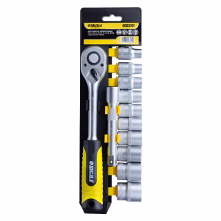 Набор торцевых головок Sigma 1/2" с набором насадок и удлинителем 12шт CrV mid (6003701)