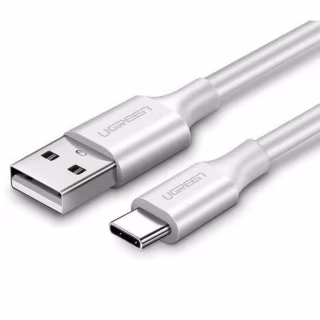 Дата кабель USB 2.0 AM to USB-C 1.0m US287 White Ugreen (60121)