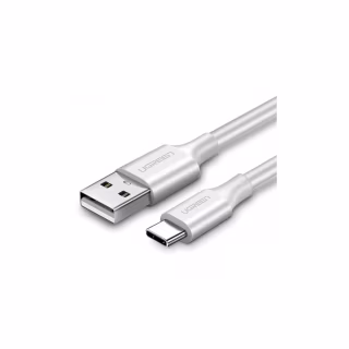 Дата кабель USB 2.0 AM to USB-C 2.0m US287 (White) Ugreen (60123)