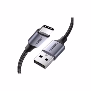 Дата кабель USB 2.0 AM to USB-C 0.5m 3A US288 black Ugreen (60125)