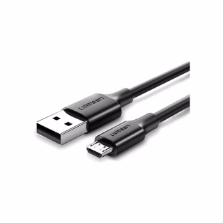 Дата кабель USB 2.0 AM to Micro 5P 0.5m 2A US289 black Ugreen (60135)