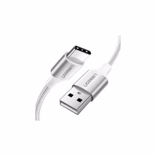 Дата кабель USB 2.0 AM to USB-C 3.0m 3.0A 18W US288 White Ugreen (60409)