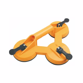 Присоска Tekhmann для стекла тройная 115 мм, пластиковая, до 75 кг (62663)