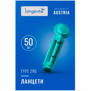 Ланцеты Longevita Type 28G 50 шт. (6427748)