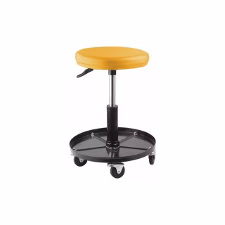 Стул автослесаря Tolsen пневматический на колесах до 150 кг. (65495)