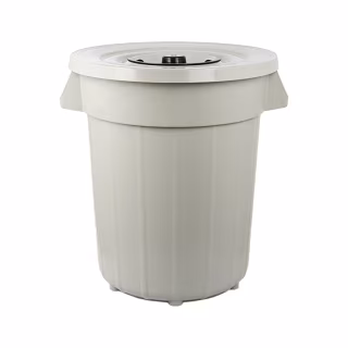 Контейнер для сміття Planet Household №6 сірий 120 л (6830)