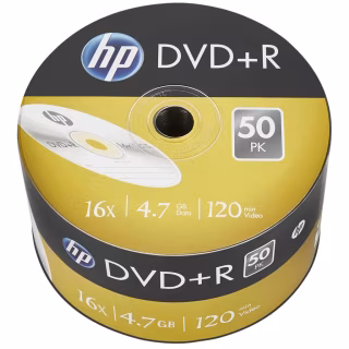 Диск DVD HP DVD+R 4.7GB 16X 50шт (69305/DRE00070-3)