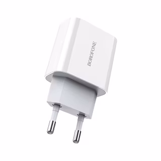 Зарядний пристрій BOROFONE BA38A Plus Speedy USB-C PD20W White (6931474746870)