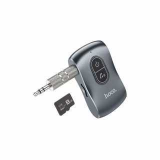 Bluetooth трансмітер HOCO E73 Pro Journey AUX BT audio receiver/transmitter Black Star (6931474783752)