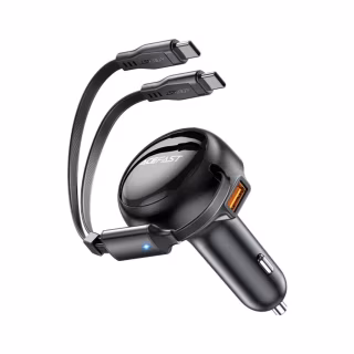 Зарядний пристрій Acefast 3xUSB 53W (2xUSB-C+USB-A) + cable USB-C 2in1 B13 (6974316282921)