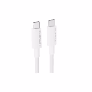 Дата кабель USB-C to USB-C 1.2m 3A white Acefast (6974316284253)