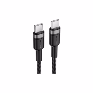 Дата кабель USB-C to USB-C 1.2m 60W black Acefast (6974316285137)