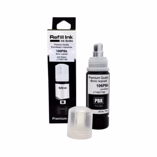 Чернила Premium Quality Epson 106 70мл Photo Black C13T00R140 (70264893)