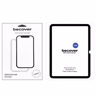 Скло захисне BeCover 10D Apple iPad 10.9" (2022/2024)/iPad (А16) 2025 11" Black (710576)