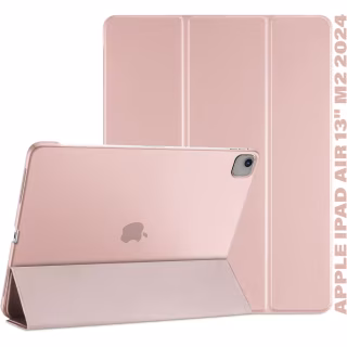 Чехол для планшета BeCover Tri Fold Hard Apple iPad Air 13" M2/M3 (2024/2025) Pink (711724)