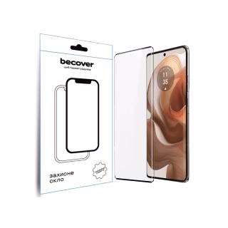 Стекло защитное BeCover Motorola Edge 50 Ultra Black (712345)
