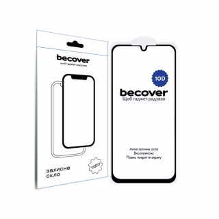 Скло захисне BeCover Samsung Galaxy A16 4G SM-A165/A16 5G SM-A166 10D Black (712889)