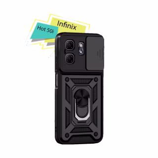 Чохол до мобільного телефона BeCover Military Infinix Hot 50i (X6531) Black (713047)
