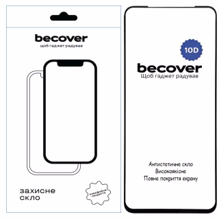 Стекло защитное BeCover Nubia V70 10D Black (713555)