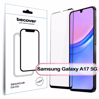 Скло захисне BeCover Samsung Galaxy A17 5G SM-A176 Black (713732)